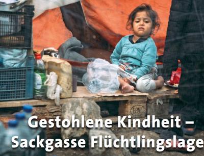 Aktion Wanderfriedenskerze 2021:  Gestohlene Kindheit - Sackgasse Flüchtlingslager