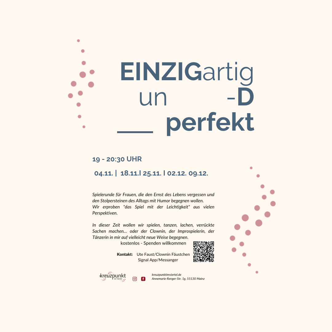 Einzigartig un-D perfekt