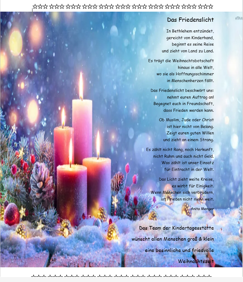 Weihnachtsgruß_Kita_2025 (c) KiTa St. Marien