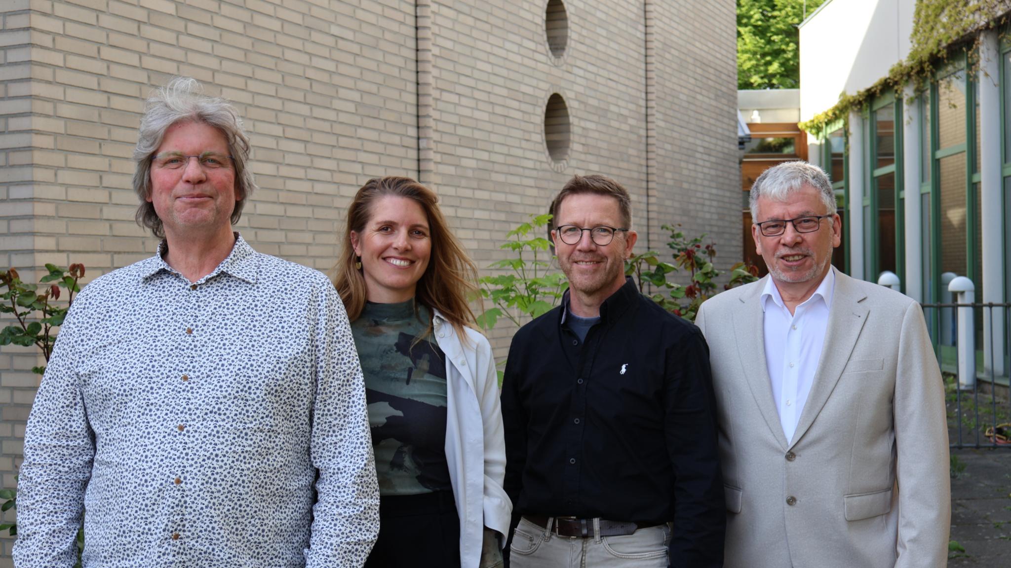 ie haben an der Studie mitgewirkt: (von links) Andreas  Münster, Isabelle Ihl, Walter Knapp und Bernd Lülsdorf.