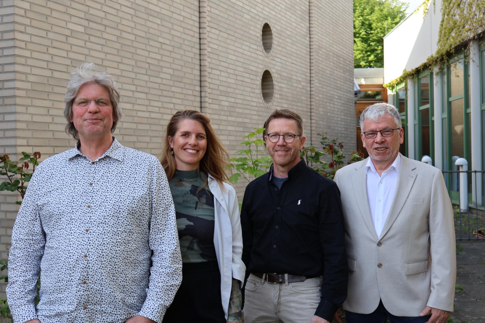 ie haben an der Studie mitgewirkt: (von links) Andreas  Münster, Isabelle Ihl, Walter Knapp und Bernd Lülsdorf.