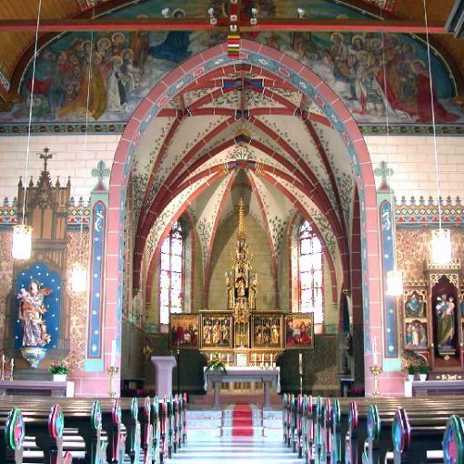 Rekonstruktion einer historischen Raumfassung -  St. Martin in Ober-Olm