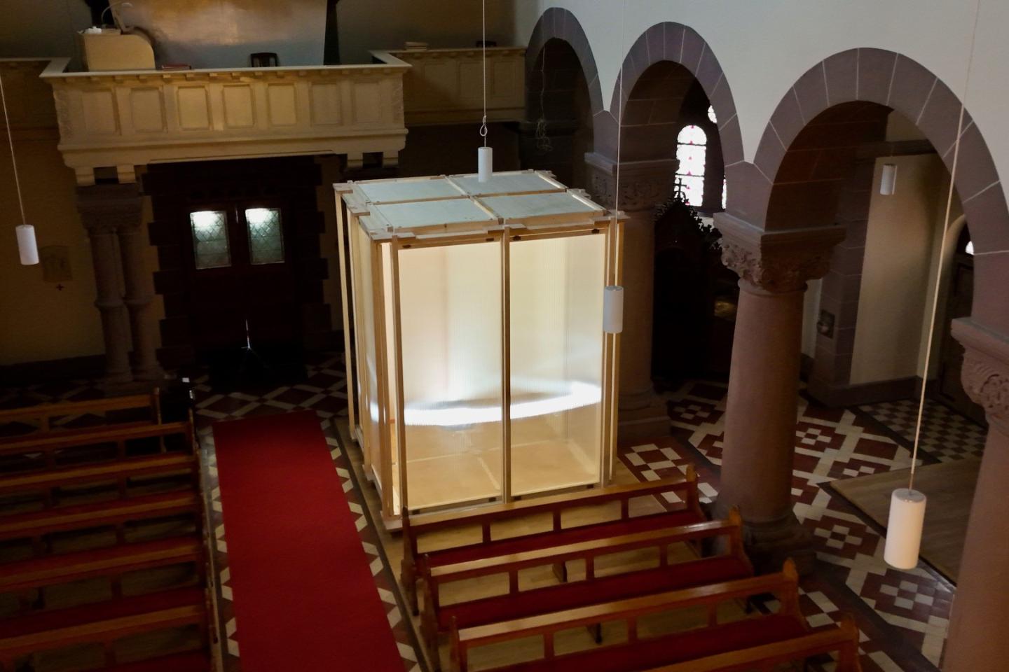 Kirchenbox Raum im Raum im Bistum Mainz