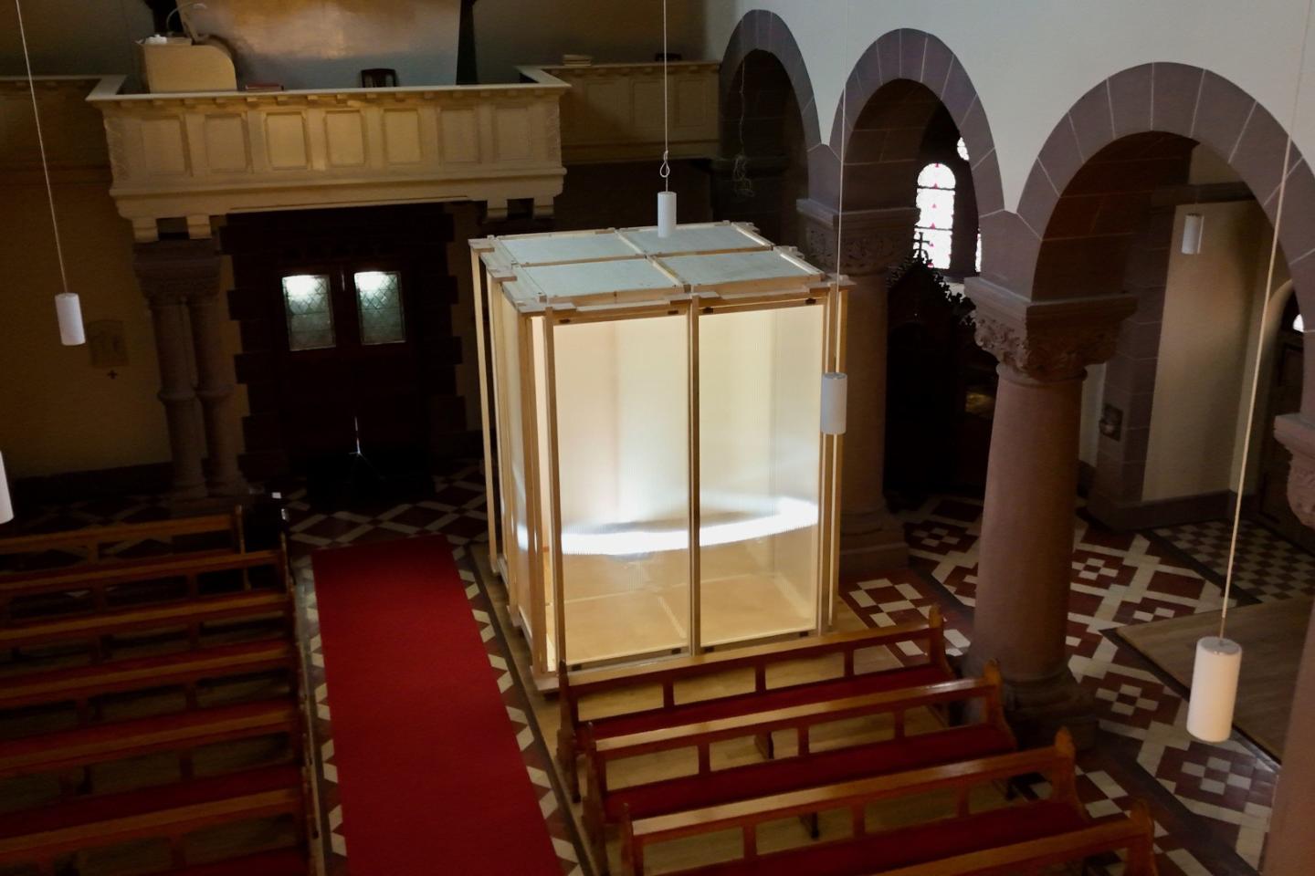 Kirchenbox Raum im Raum im Bistum Mainz