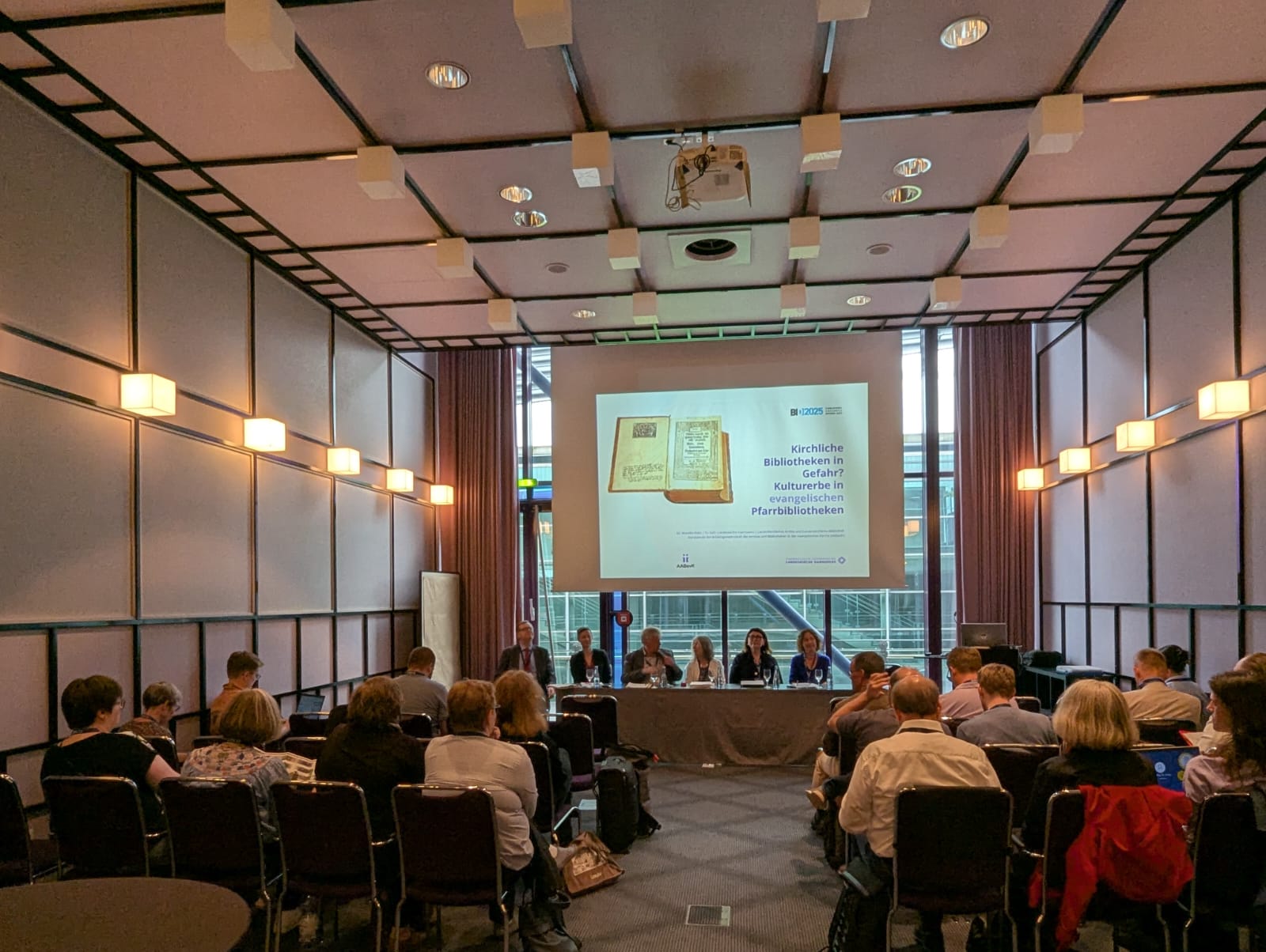 Panel und Publikum bei dem Bibliothekskongress