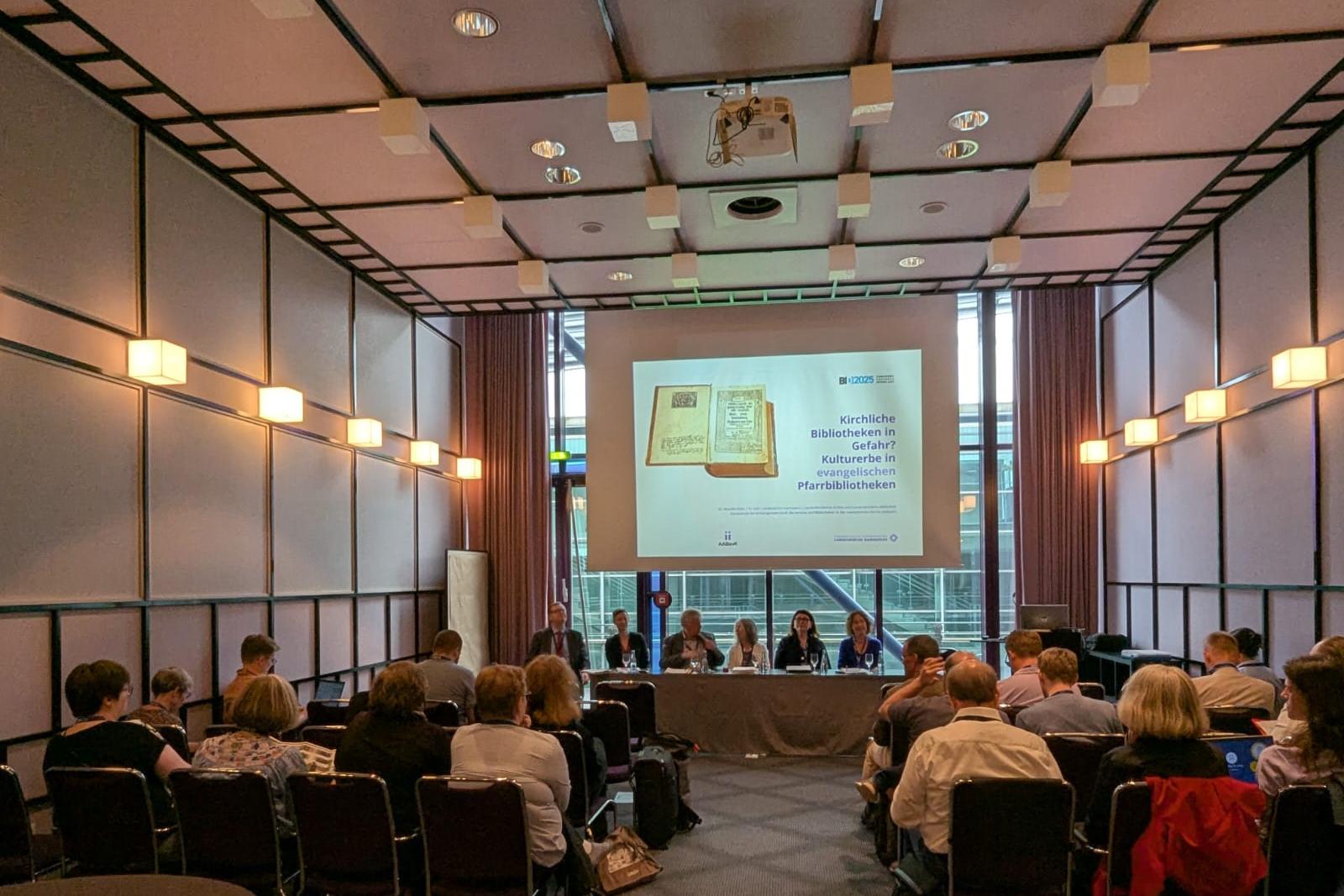 Panel und Publikum bei dem Bibliothekskongress