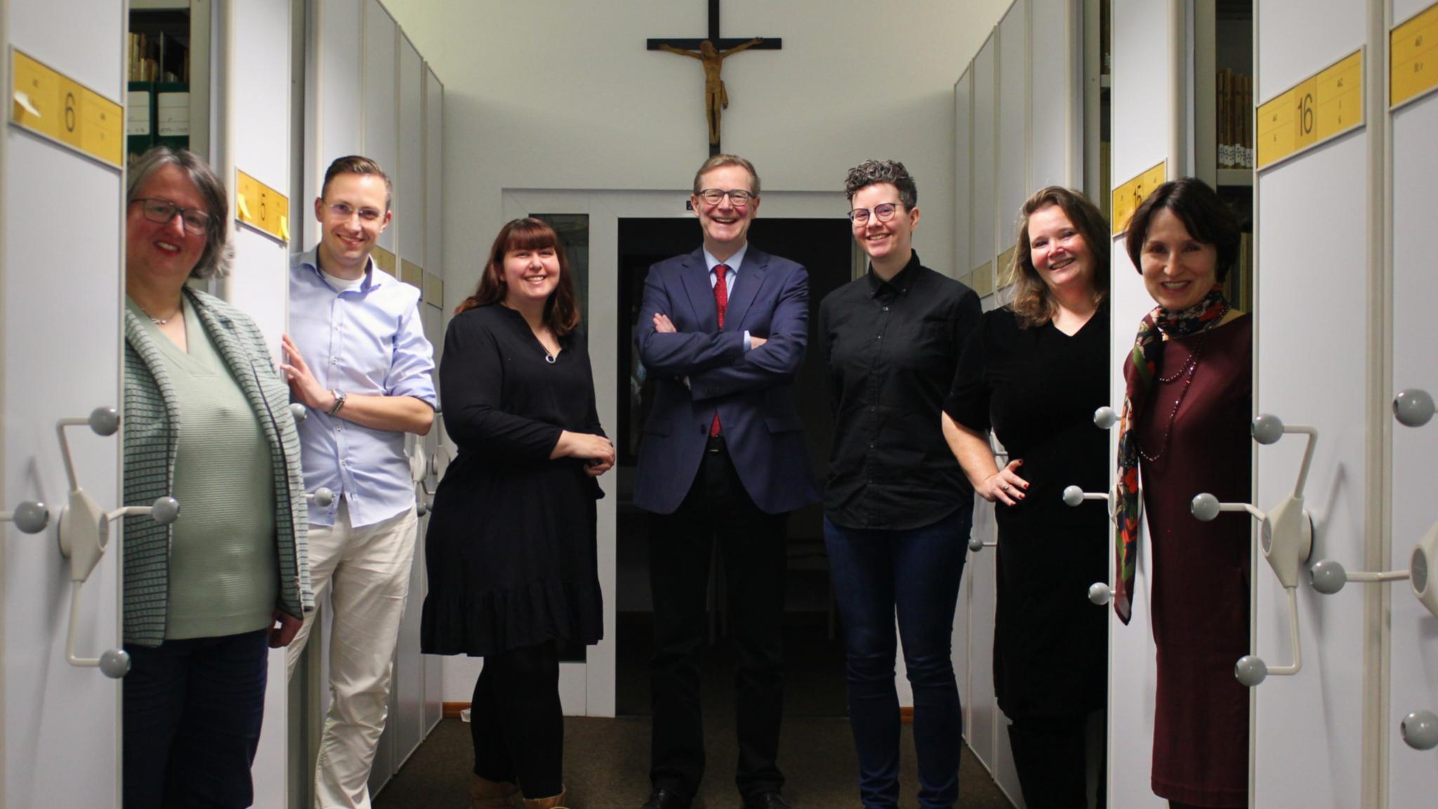 Das Team des DDAMZ im Lesesaal
