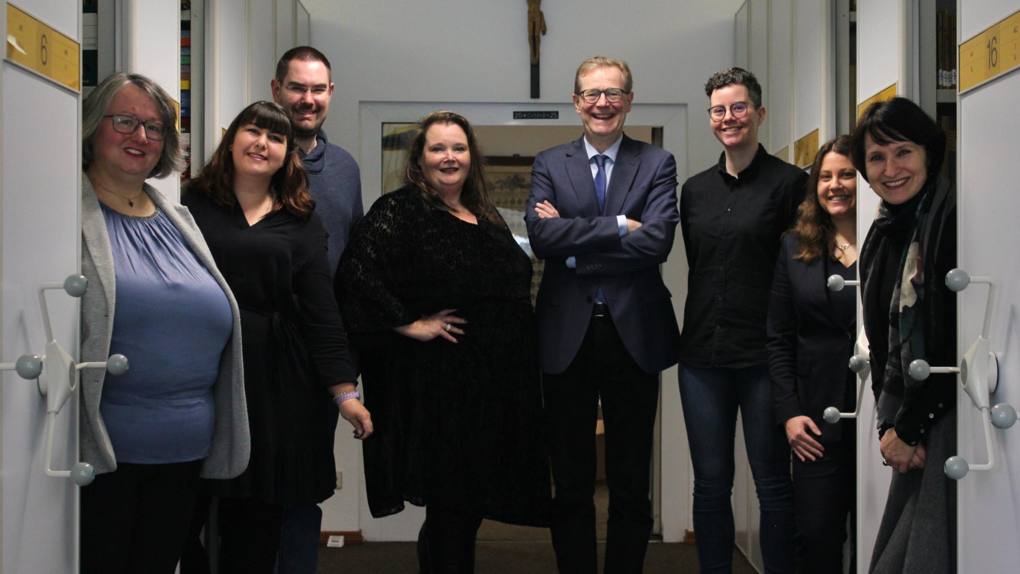 Das Team des DDAMZ im Lesesaal