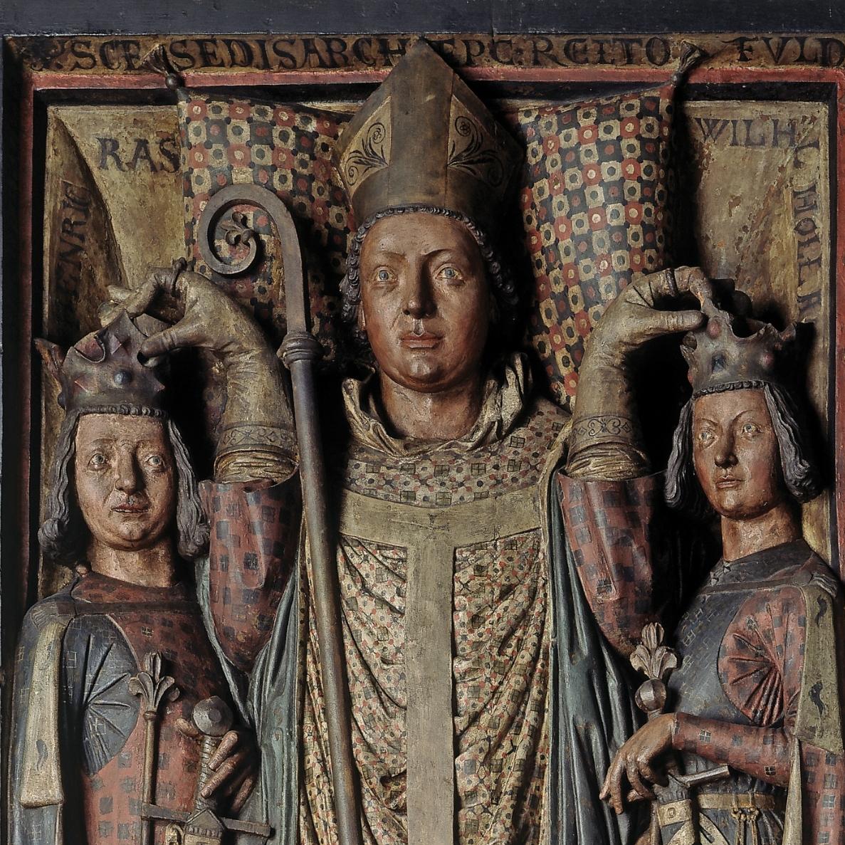 Siegfried III. von Eppstein, Grabdenkmal im Mainzer Dom, Ausschnitt