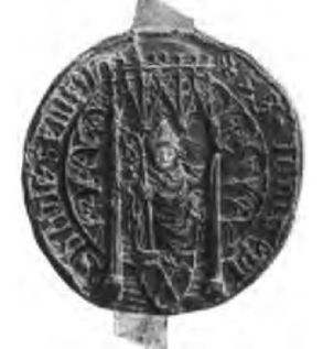 Siegel des Bischofs Johannes Schadland, 14. Jhr. (c) Gemeinfrei