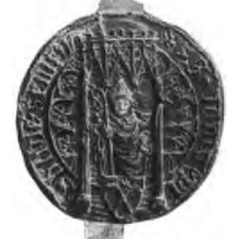 Siegel des Bischofs Johannes Schadland, 14. Jhr. (c) Gemeinfrei