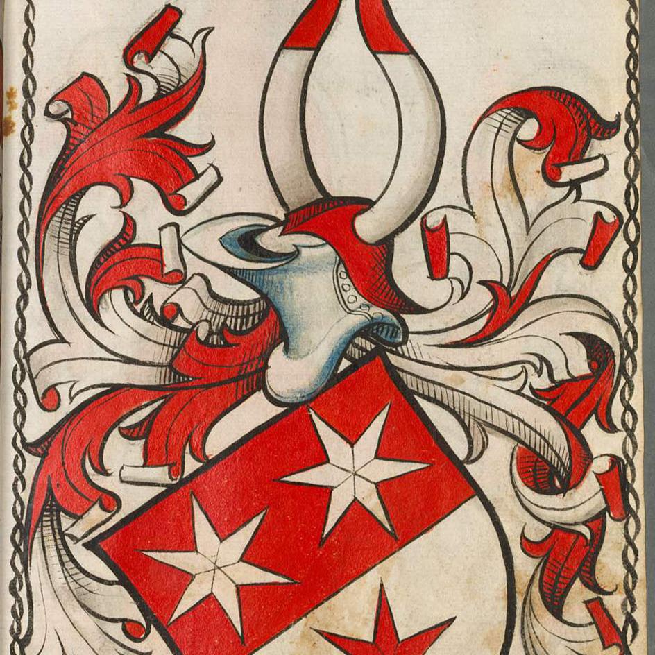 Wappen der Familie von Erbach (c) Gemeinfrei, Scheibler'sches Wappenbuch