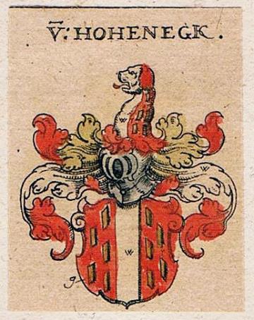 Wappen der Familie von Hoheneck (c) Gemeinfrei