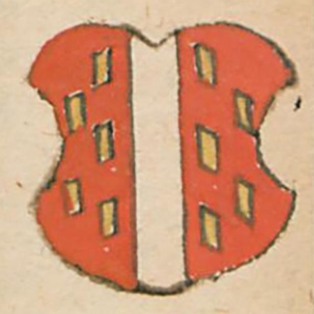 Wappen des Landolf von Hoheneck (c) Gemeinfrei, Wormatiensis chronici