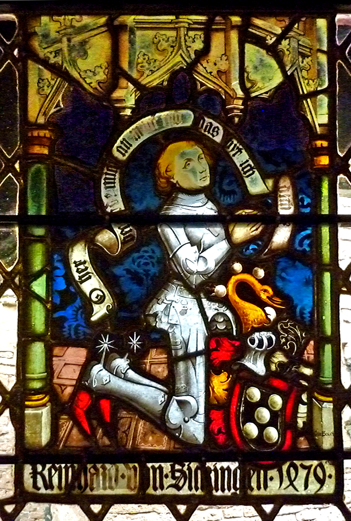 Reinhard von Sickingen und Wappen (c) James Steakley