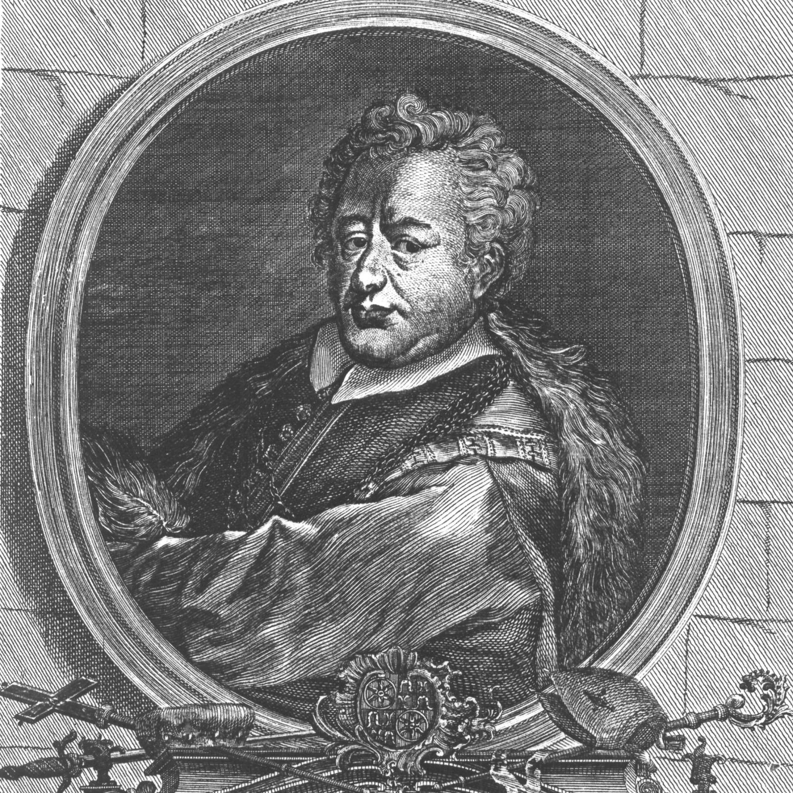 Heinrich II. Knoderer von Isny, gezeichnet ca. 1774 (c) Wilhelm Christian Rücker / IMKG