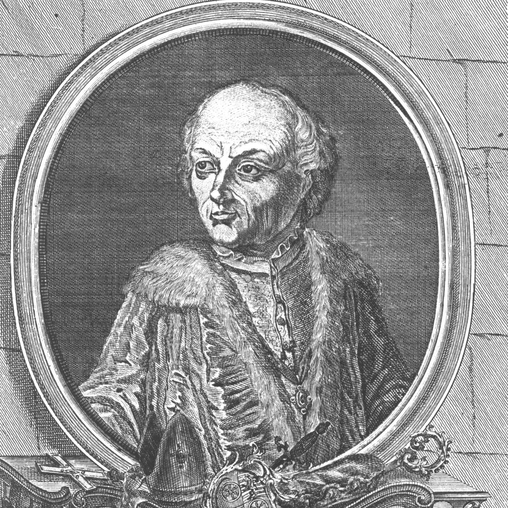 Balduin von Luxemburg, gezeichnet ca. 1774 (c) Wilhelm Christian Rücker / IMKG