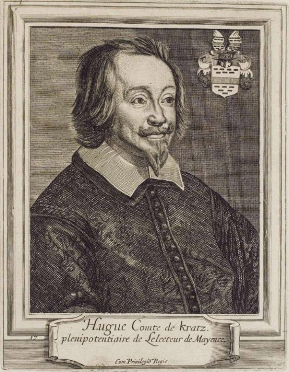 Hugo Eberhard Kratz von Schraffenstein, um 1648 (c) Gemeinfrei