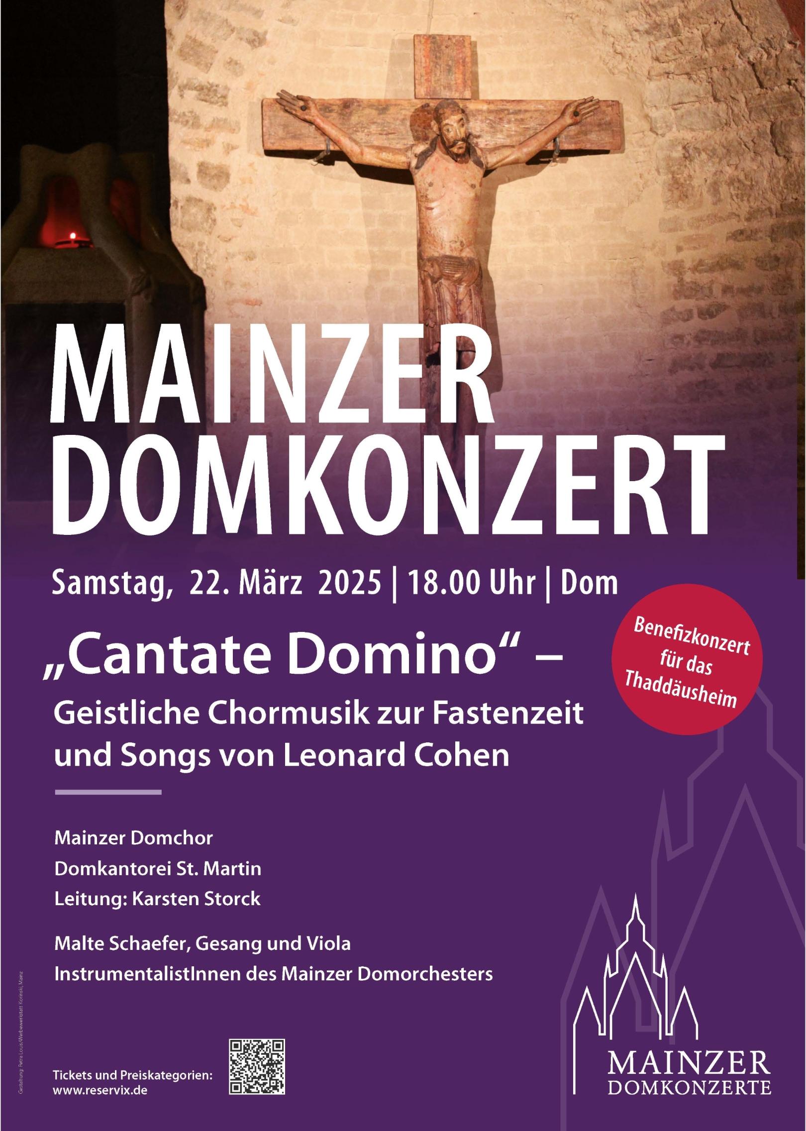 plakat-cantate (c) Musica Sacra am Hohen Dom zu Mainz