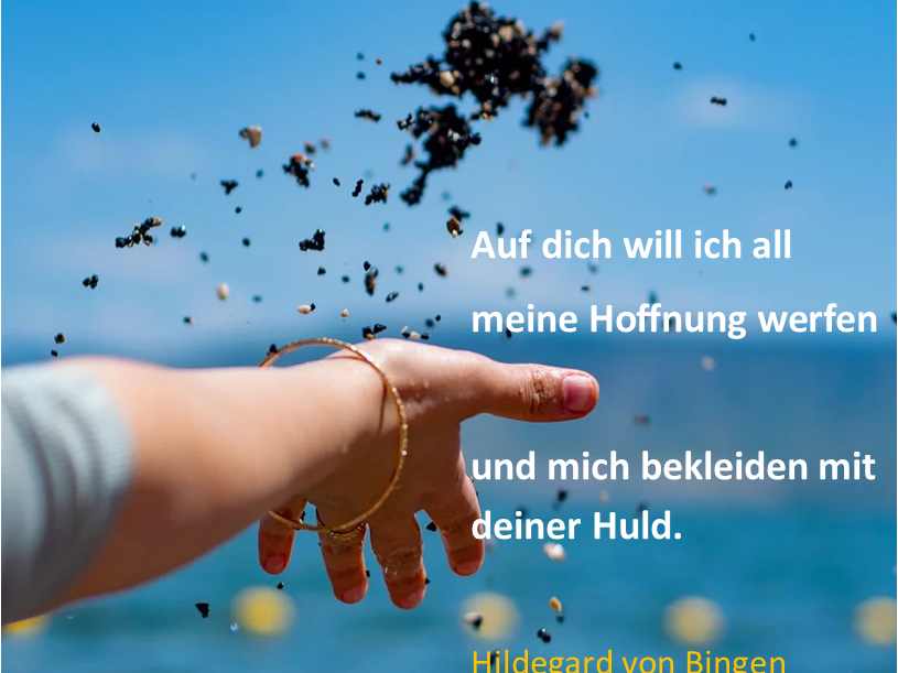 Meine Hoffnung Gott entgegen werfen (c) Pixabay