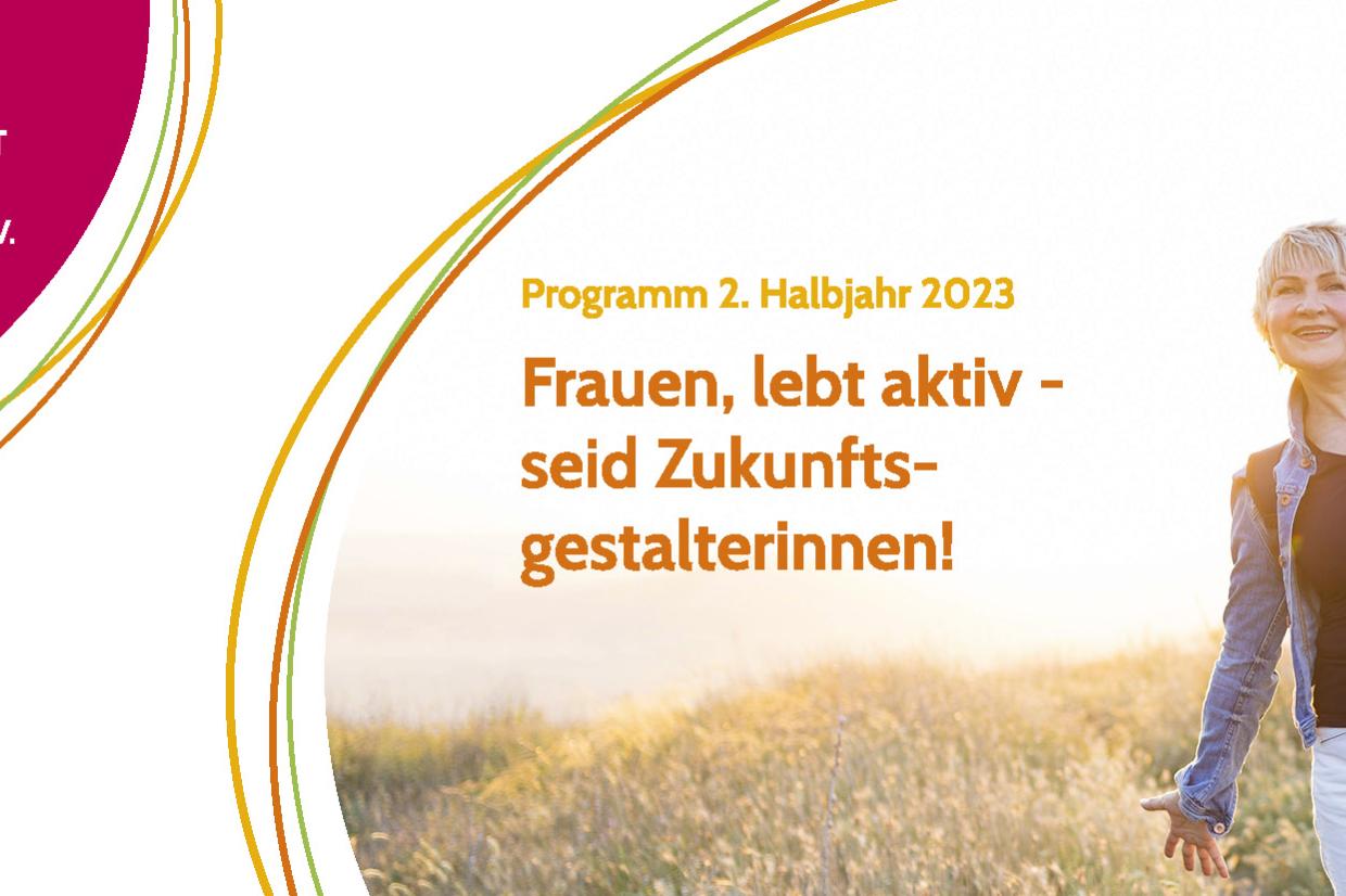 Bildungsprogramm Juni - Dezember 2023 (c) kfd Diözesanverband Mainz e.V.