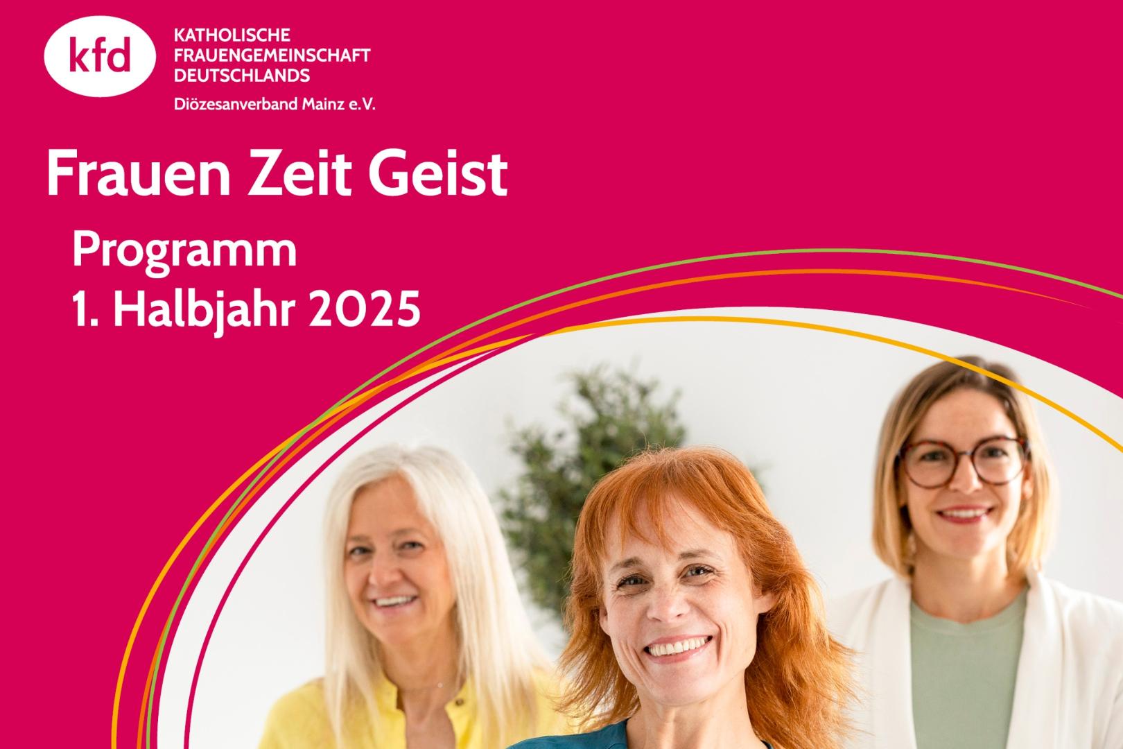 Bildungsprogramm Juni - Dezember 2023 (c) kfd Diözesanverband Mainz e.V.