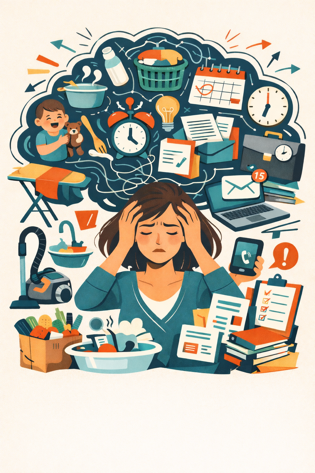 mental load (KI generiert)