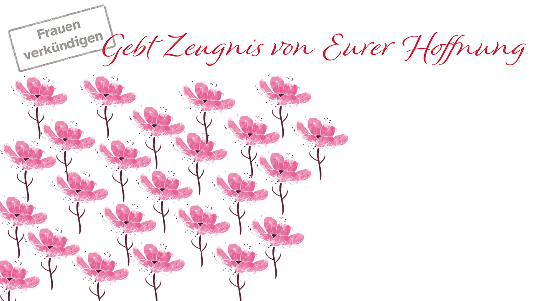 24 Blumen - eine für jede Frau, die an einem Sonntag gepredigt hat