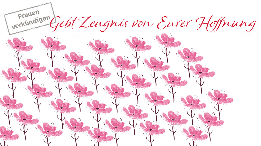 Für jede Frau, die predigt, wird hier digital eine Blume gepflanzt - jetzt sind es 36!