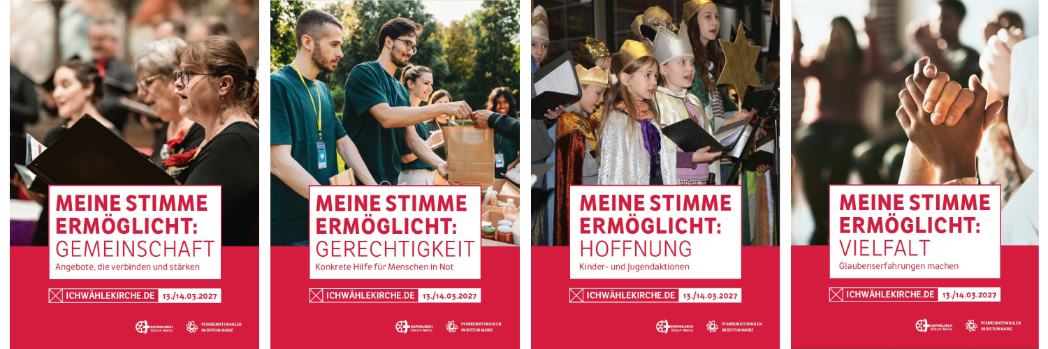 Pfarreiratswahl 2027 Meine Stimme ermöglicht ...