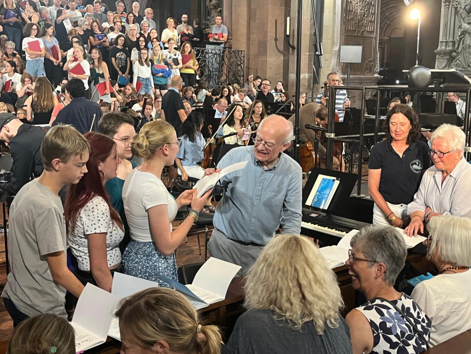 John Rutter im Mainzer Dom (c) Bistum Mainz | AWeiffen