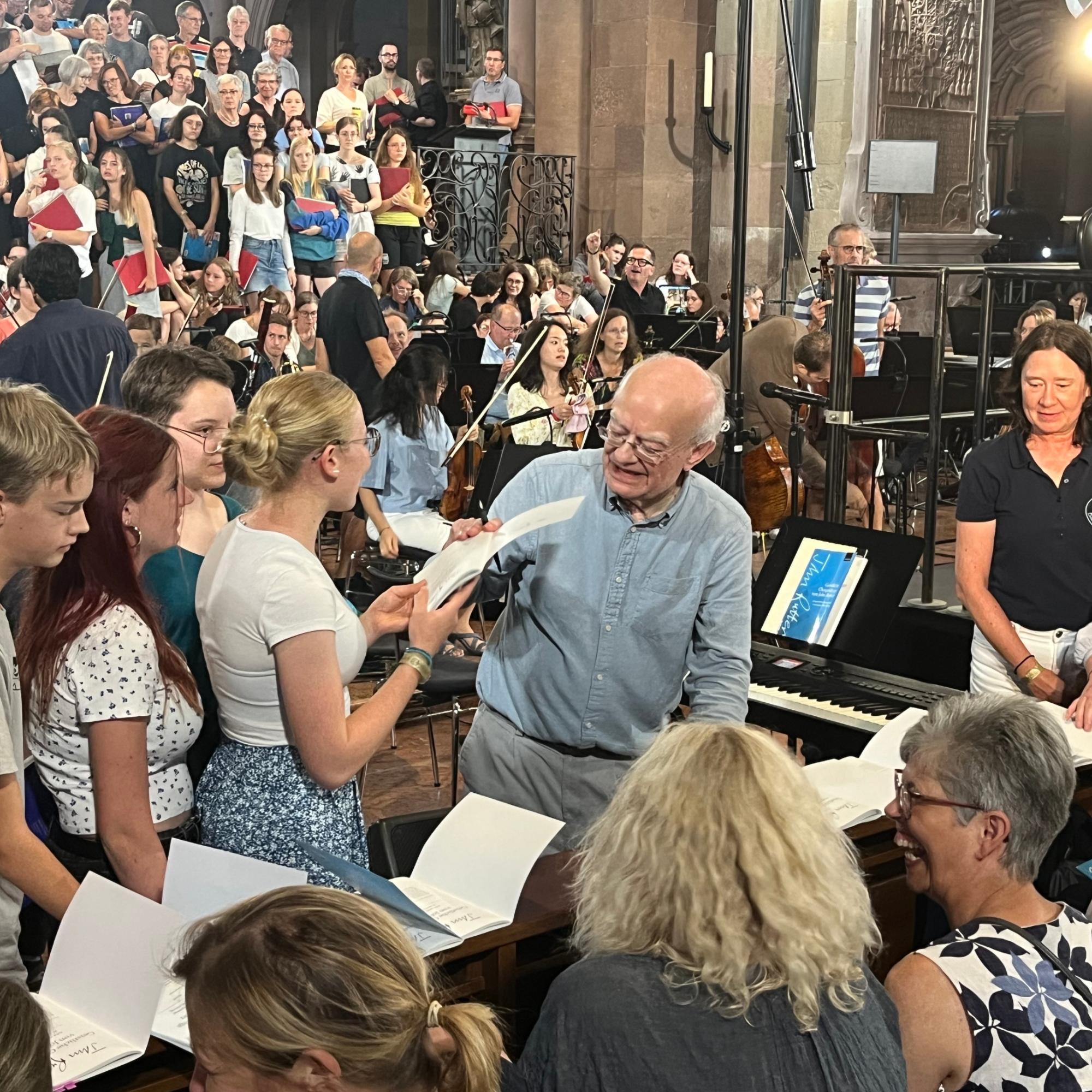 John Rutter im Mainzer Dom