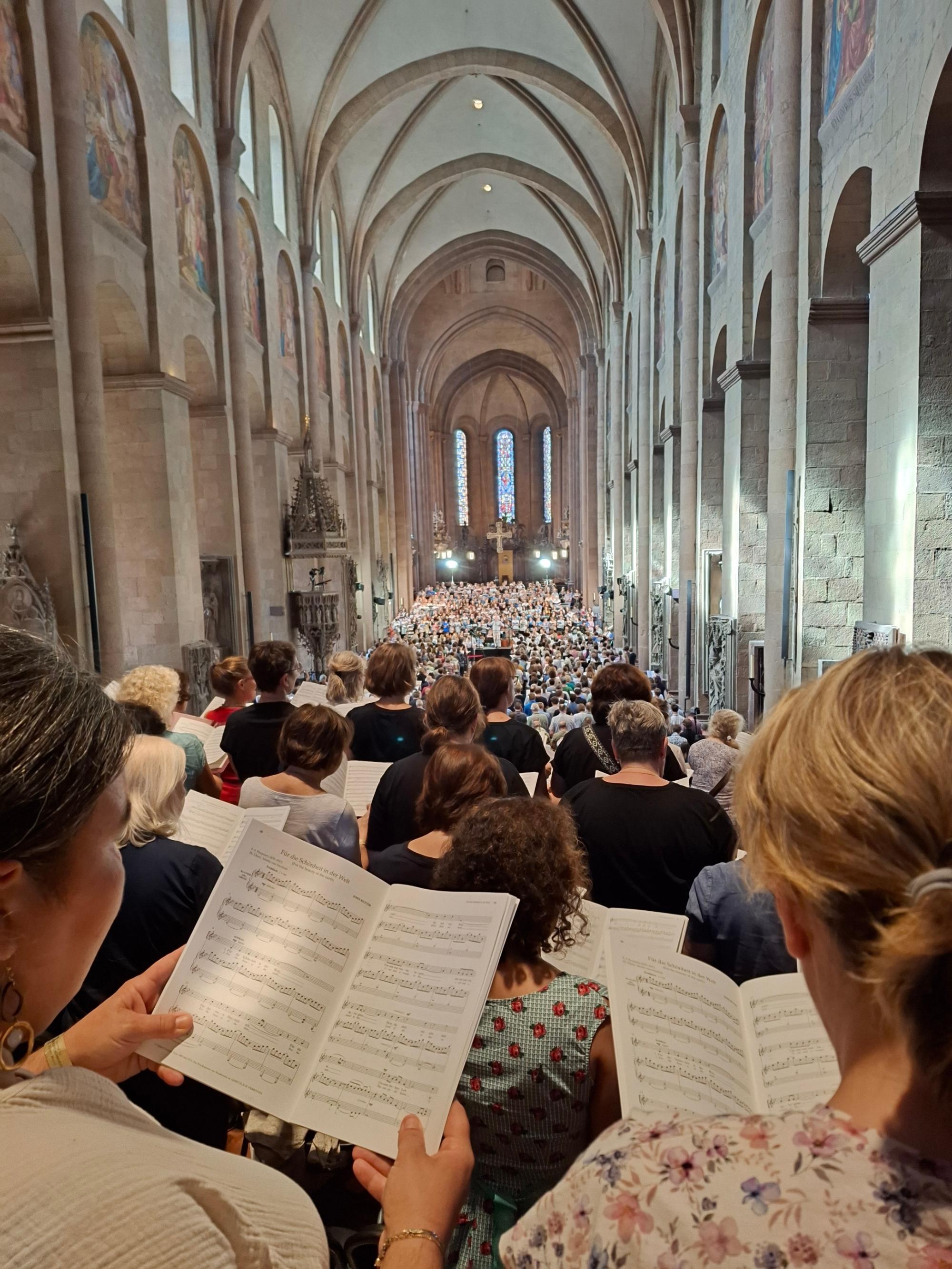Feierlicher Abschluss des Chortags mit John Rutter: Evensong im Mainzer Dom