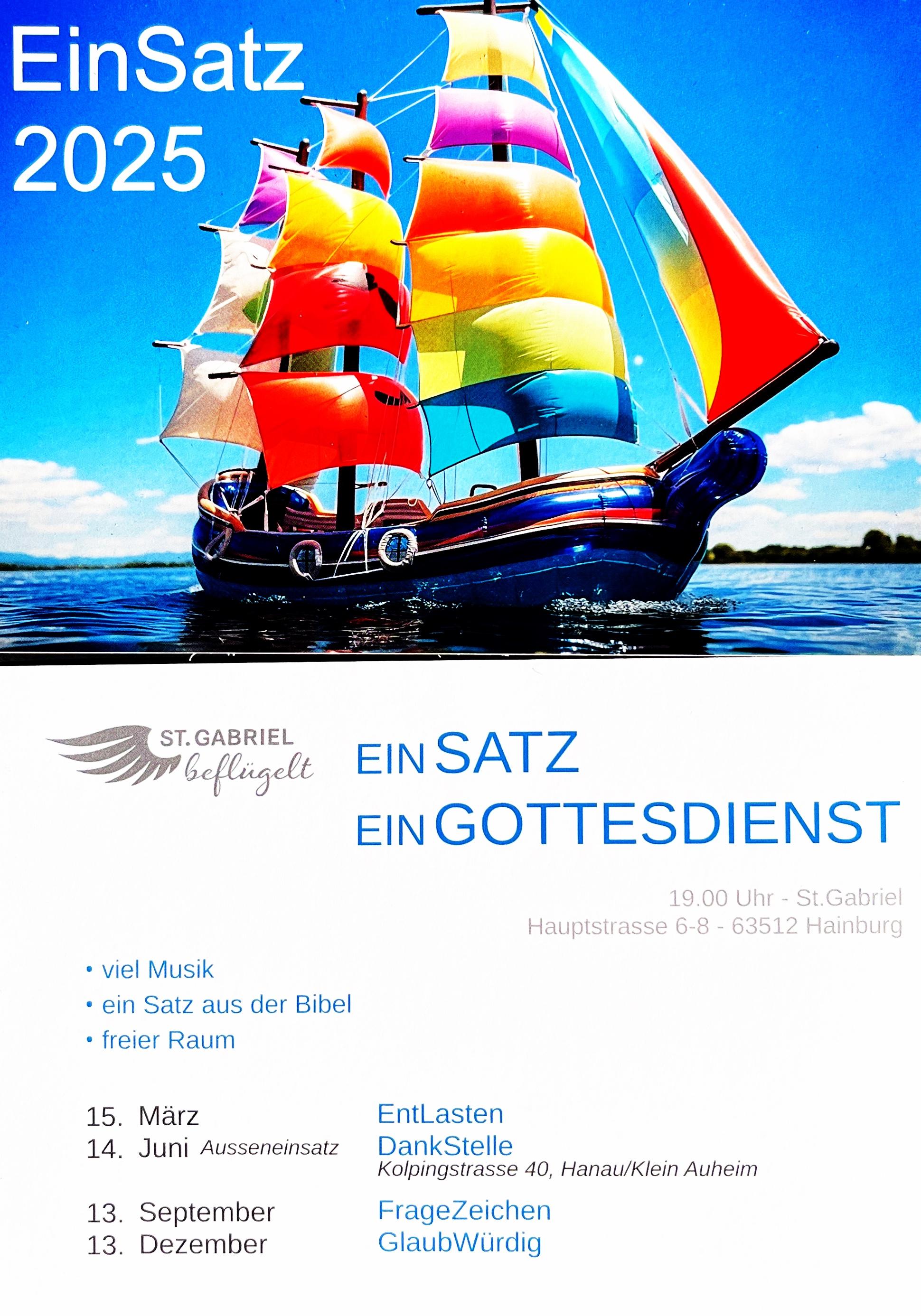 Gottesdienstplan EinSatz St. Gabr