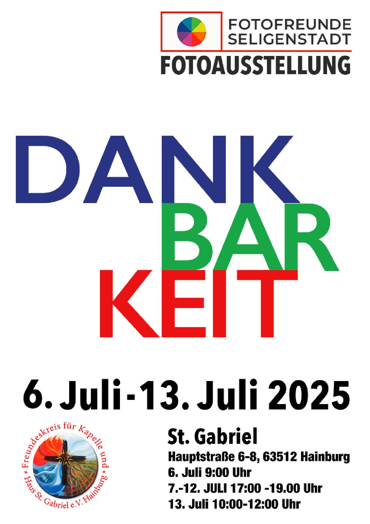 Plakat Dankbarkeit (c) k. Deller