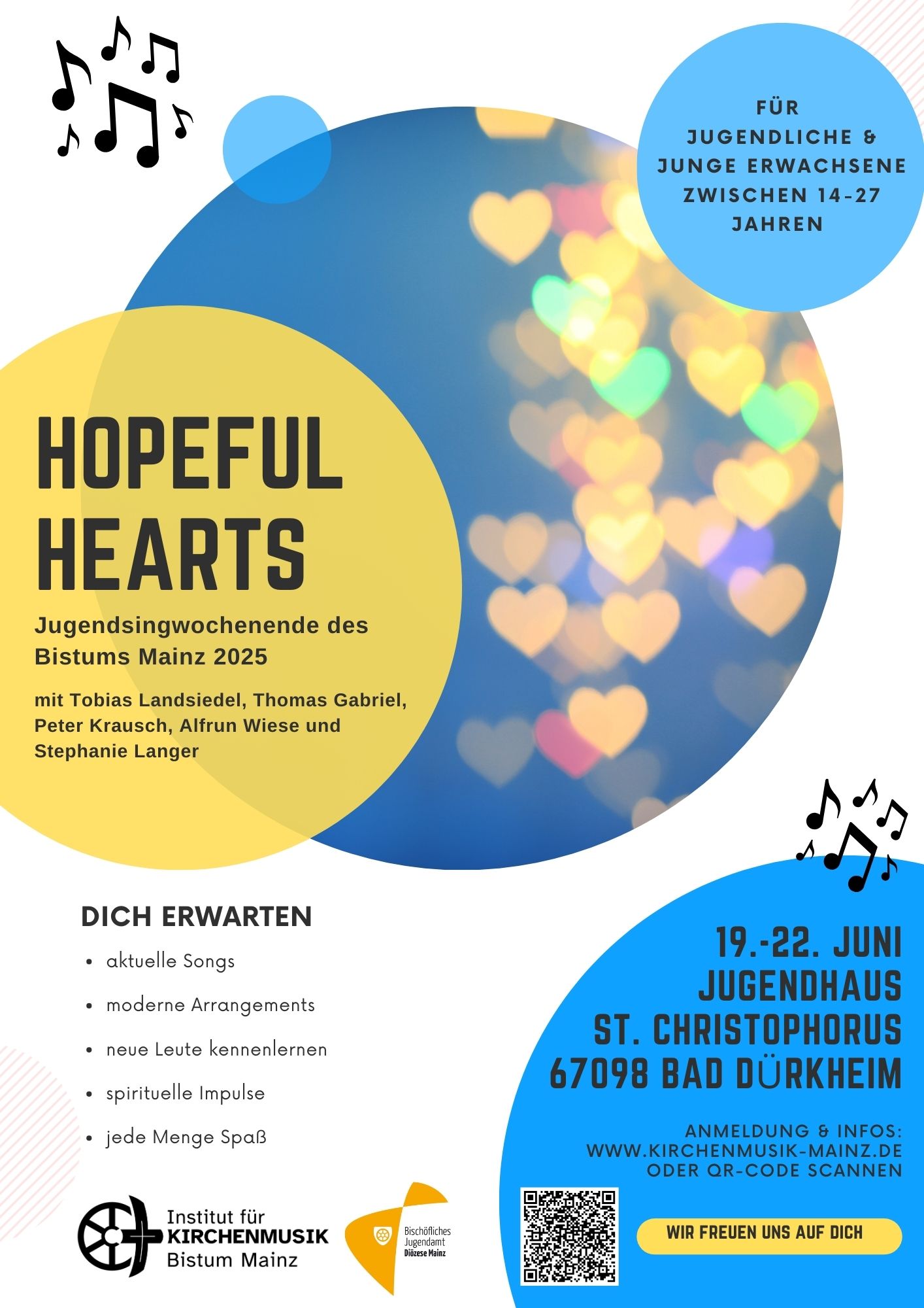 Flyer Jugendsingwochenende 2025
