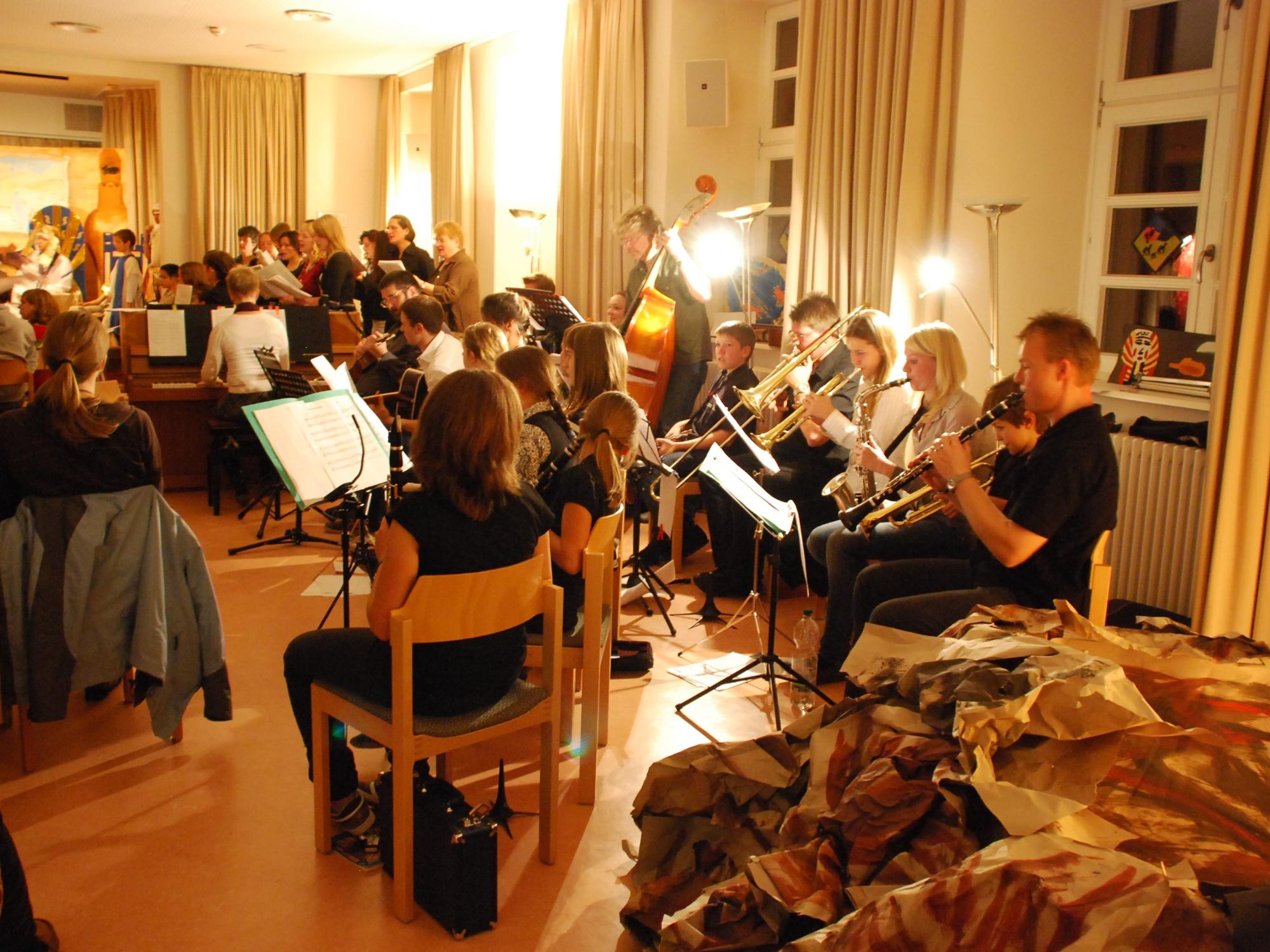 Aufführung am Ende der Musisch-Kreativen Werkwoche (c) Institut für Kirchenmusik