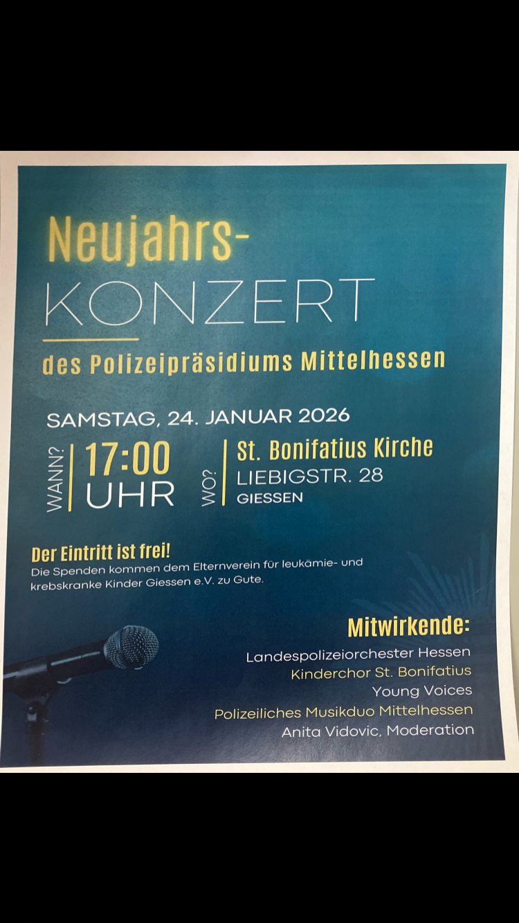 Benefizkonzert 2026 - Landespolizeiorchester Mittelhessen
