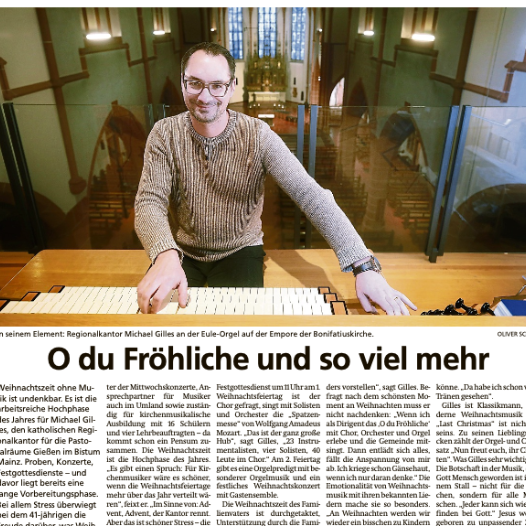 Presseinterview mit Michael Gilles