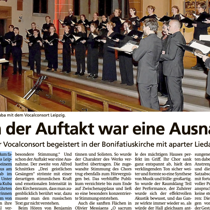 Vocalconsort Leipzig in Bonifatius