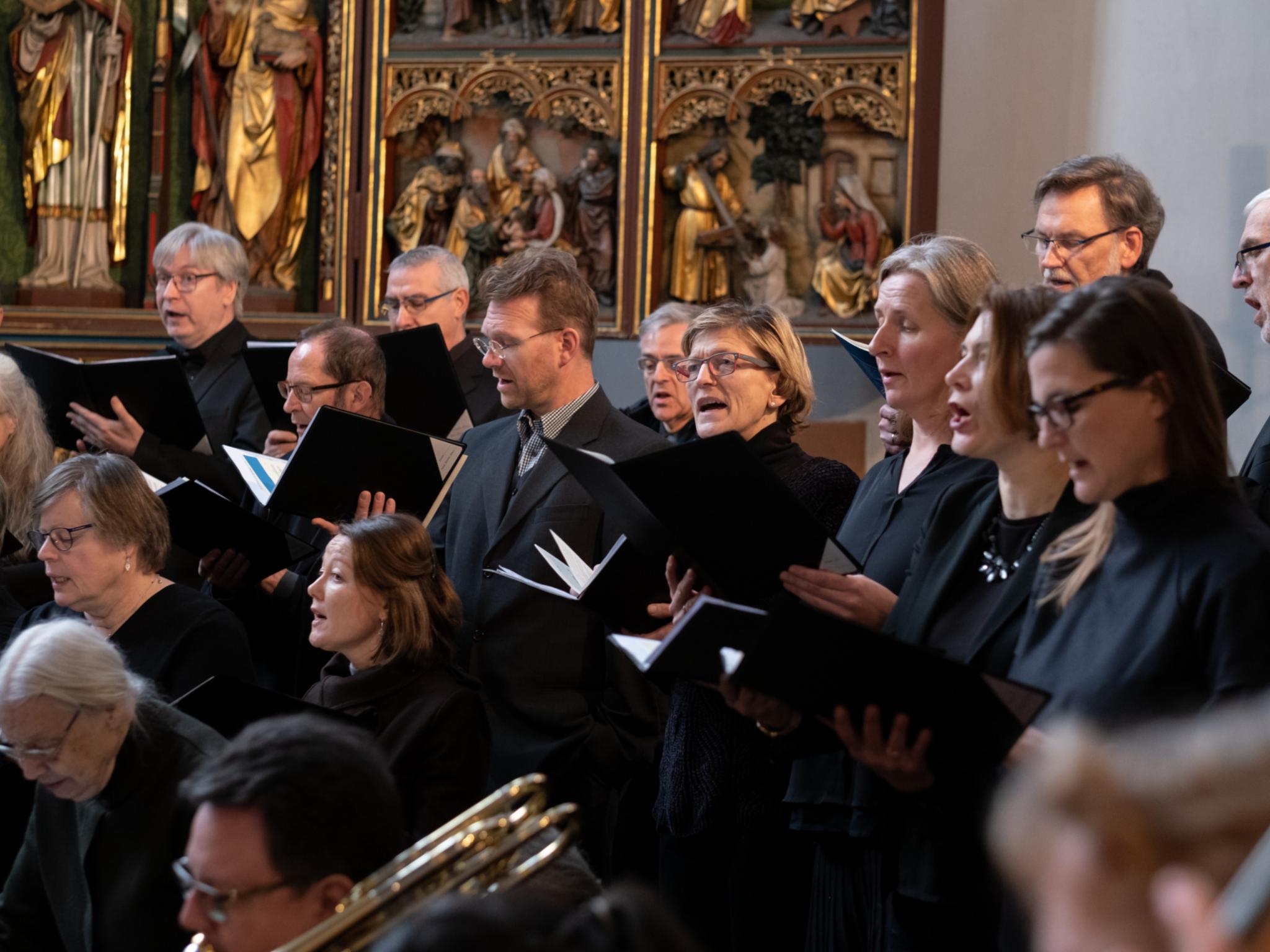 Chorbegegnung im Gottesdienst