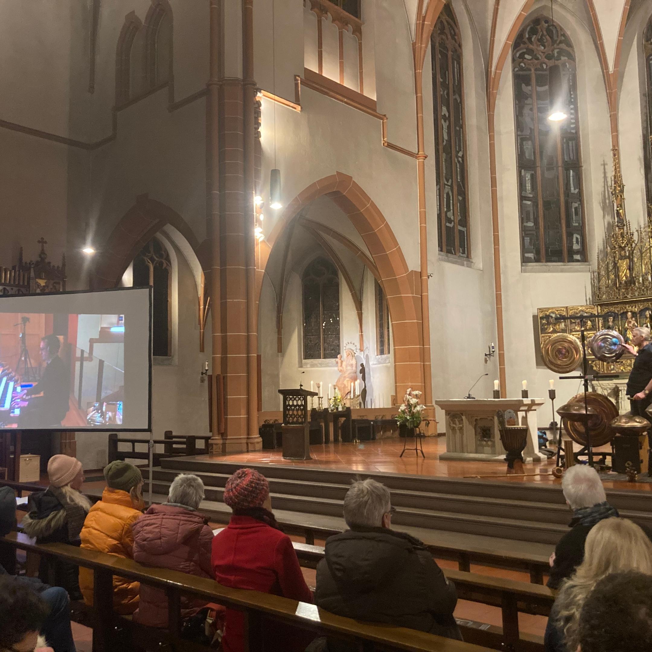 Michael Gilles (Orgel), Markus Reich (Percussion)