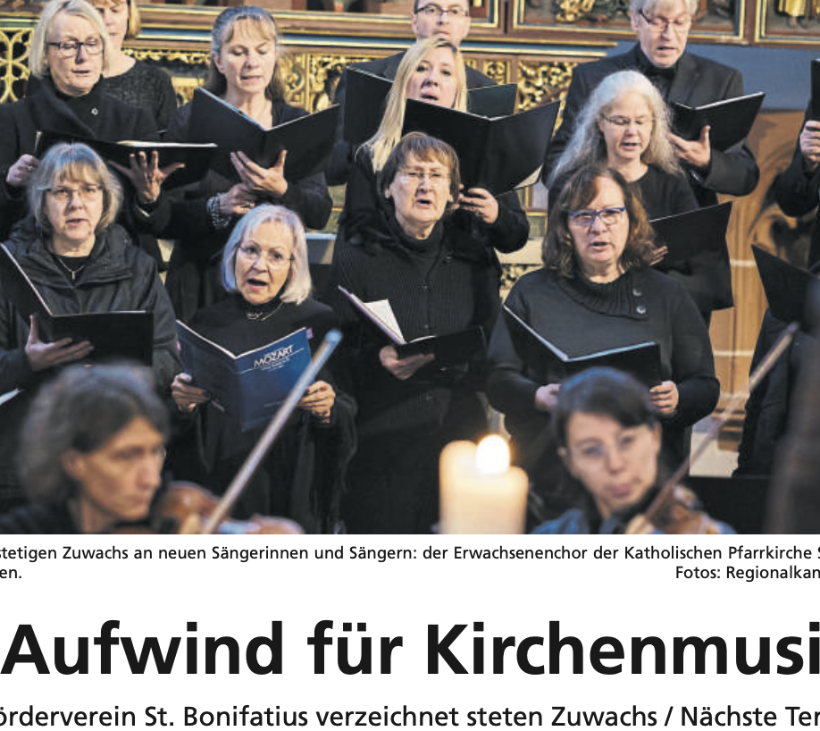 Presseartikel Kirchenmusik im Aufwind