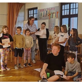 Proben für das Kindermusical