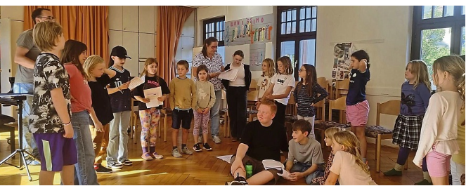 Proben für das Kindermusical
