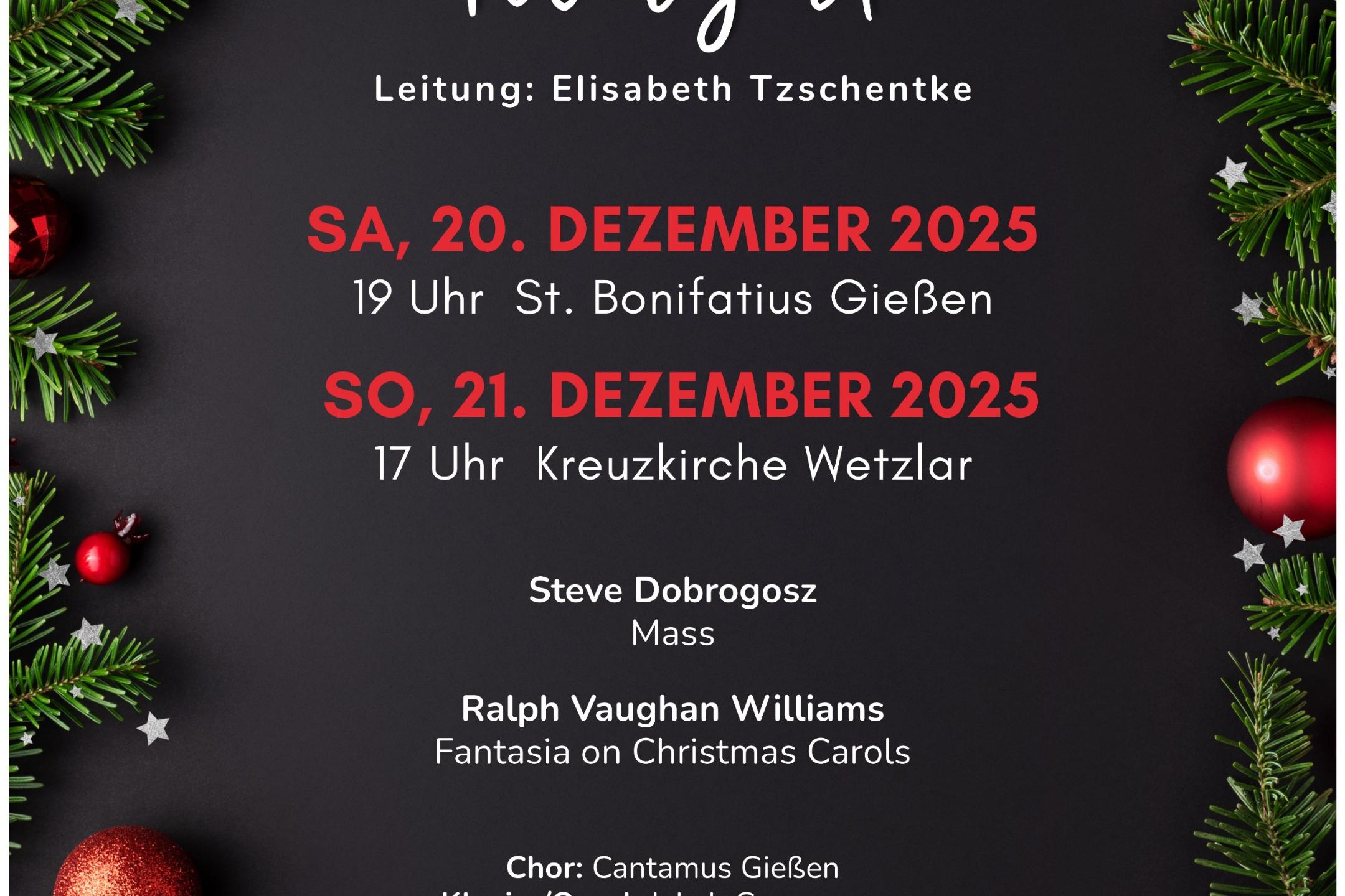 Cantamus Konzert 2025