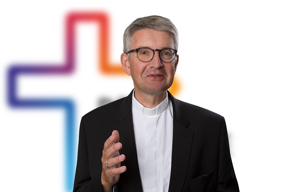 „Unsere Themen des Synodalen Weges haben einen seriösen Eingang in das weltweite Gespräch gefunden“, sagt Bischof Peter Kohlgraf (c) Bistum Mainz