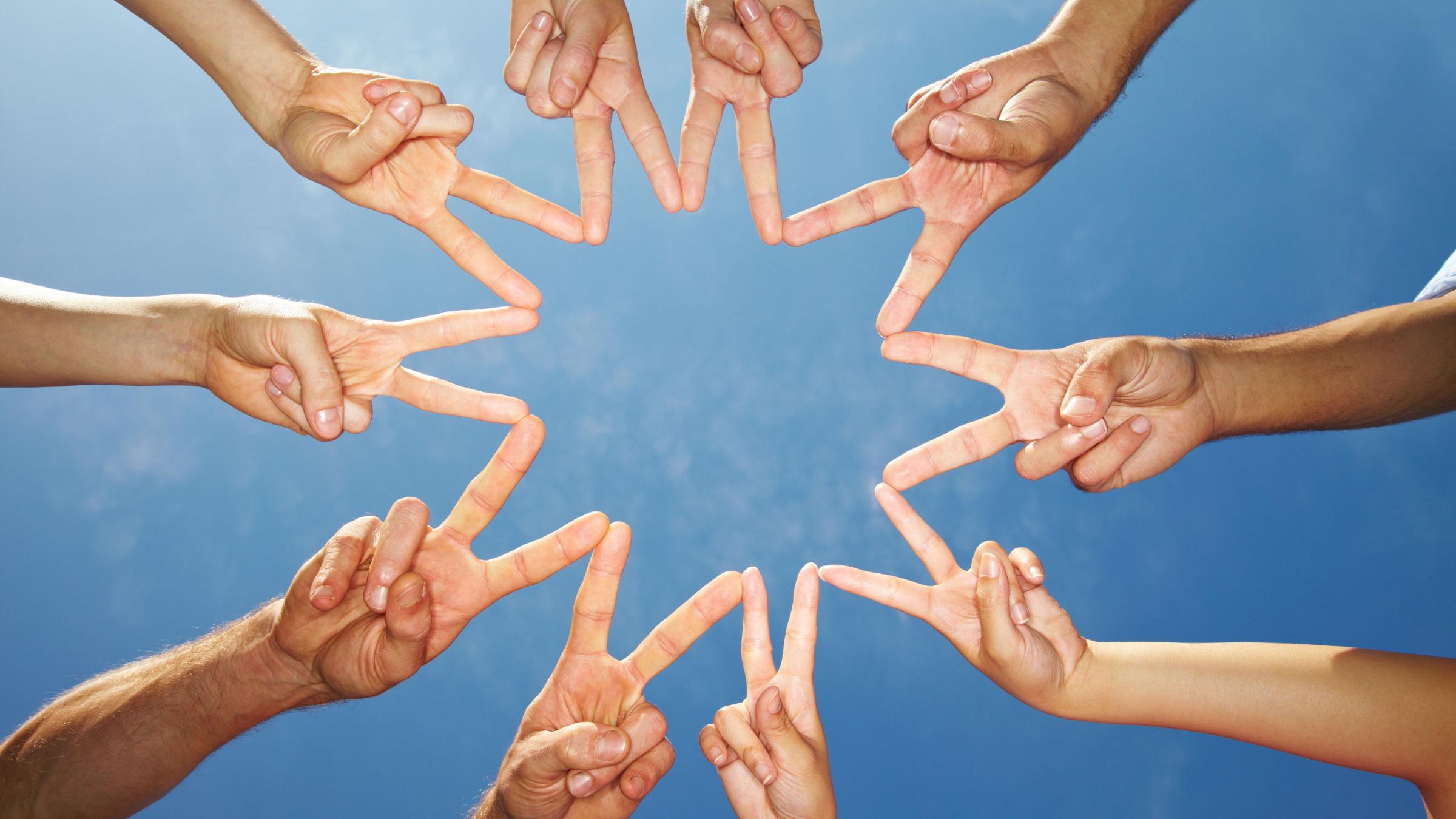 Netzwerk Stern am Himmel