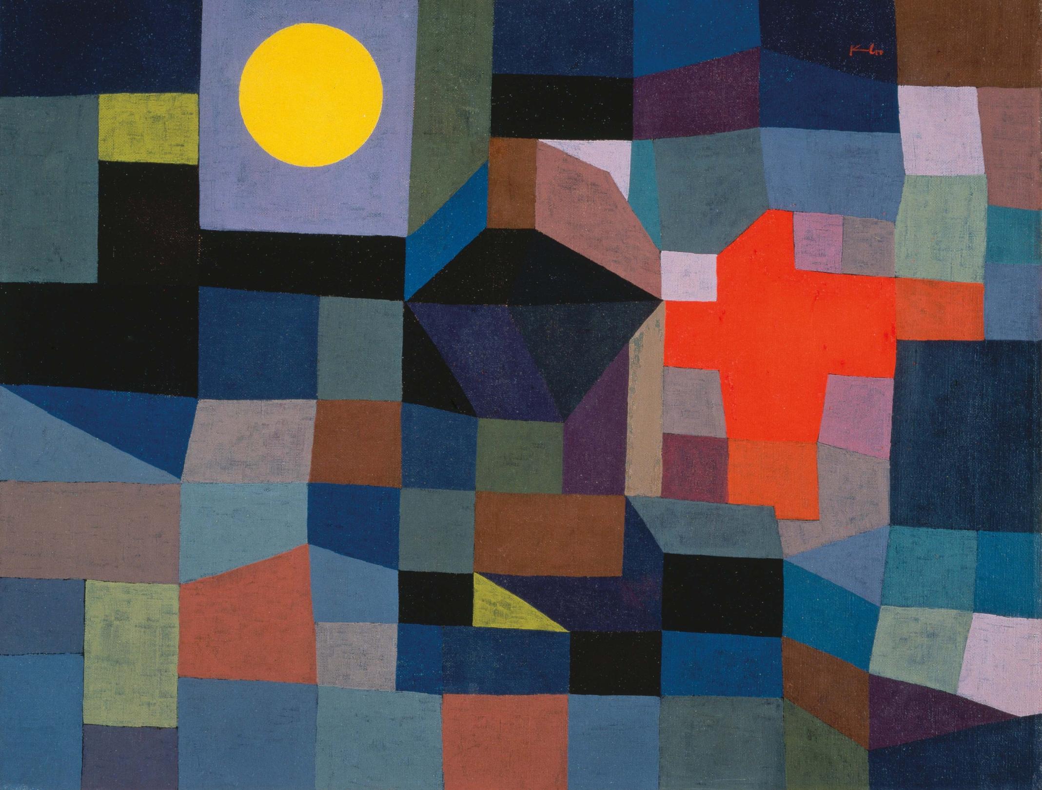 Paul Klee Feuer bei Vollmond 3508 - Foto c Museum Folkwang - ARTOTHEK