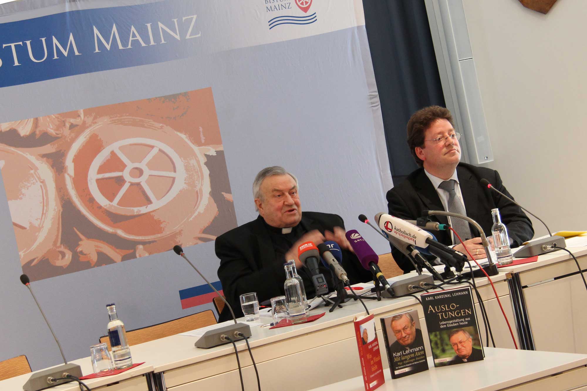 Pressekonferenz zum 80. Geburtstag (c) Bistum Mainz